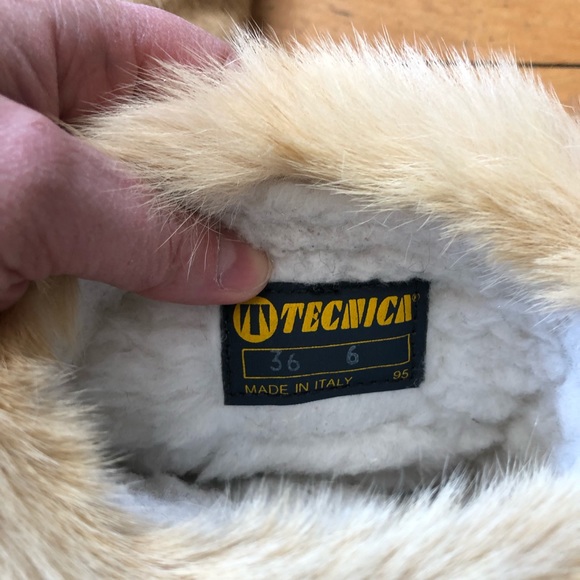 Tecnica Cream Colored Apres Ski Boots Fur / Suede - Picture 5 of 8